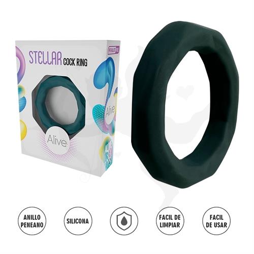 Stellar - Anillo de Pene Elástico para retrasar la eyaculacion